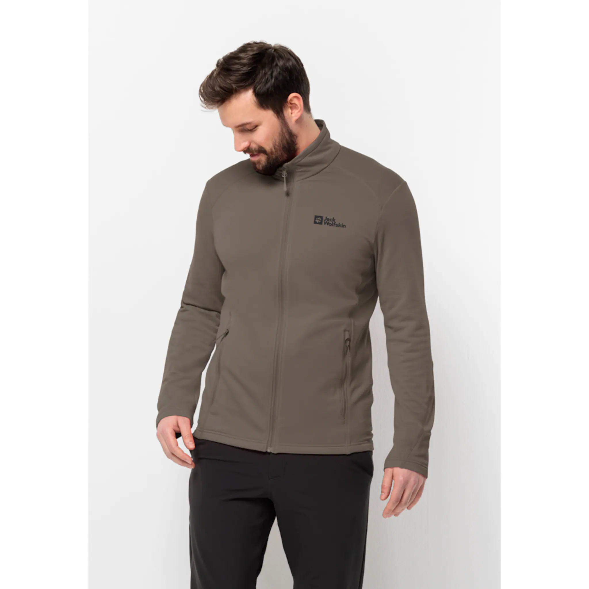 

Флисовая куртка Jack Wolfskin "KOLBENBERG FZ M", цвет Cold-Coffee