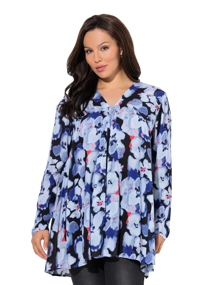 

Ulla Popken Блузка цвета атлантического синего