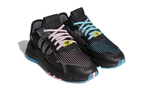 Кроссовки ninja x nite jogger j Adidas, черный — фото 3