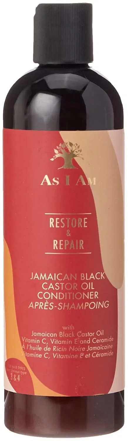 Кондиционер для волос As I Am Restore & Repair с ямайским черным касторовым маслом, 355 мл As I Am