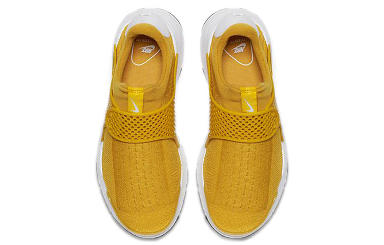 Nike Sock Dart Lifestyle Shoes Women's Low-top Yellow — фото 4