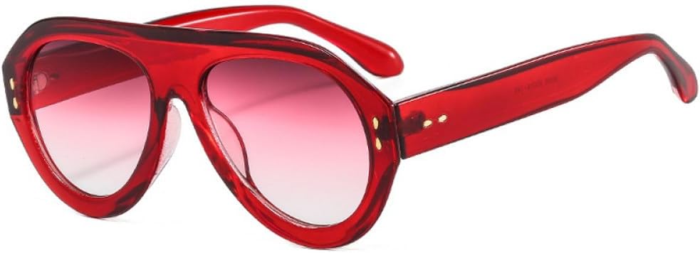 

Солнцезащитные очки MUTYNE в стиле ретро, ​​увеличенного размера, модные заклепки, женские, трендовые, градиентные, UV400, мужские, с леопардовым принтом, Red Purple Pink