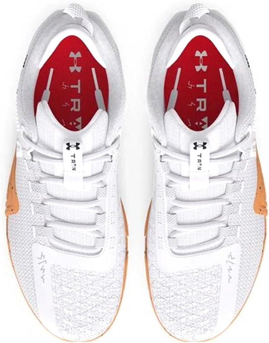 Under Armour Mens Tribase Reign 6, White/Distant Gray/Black — фото 3