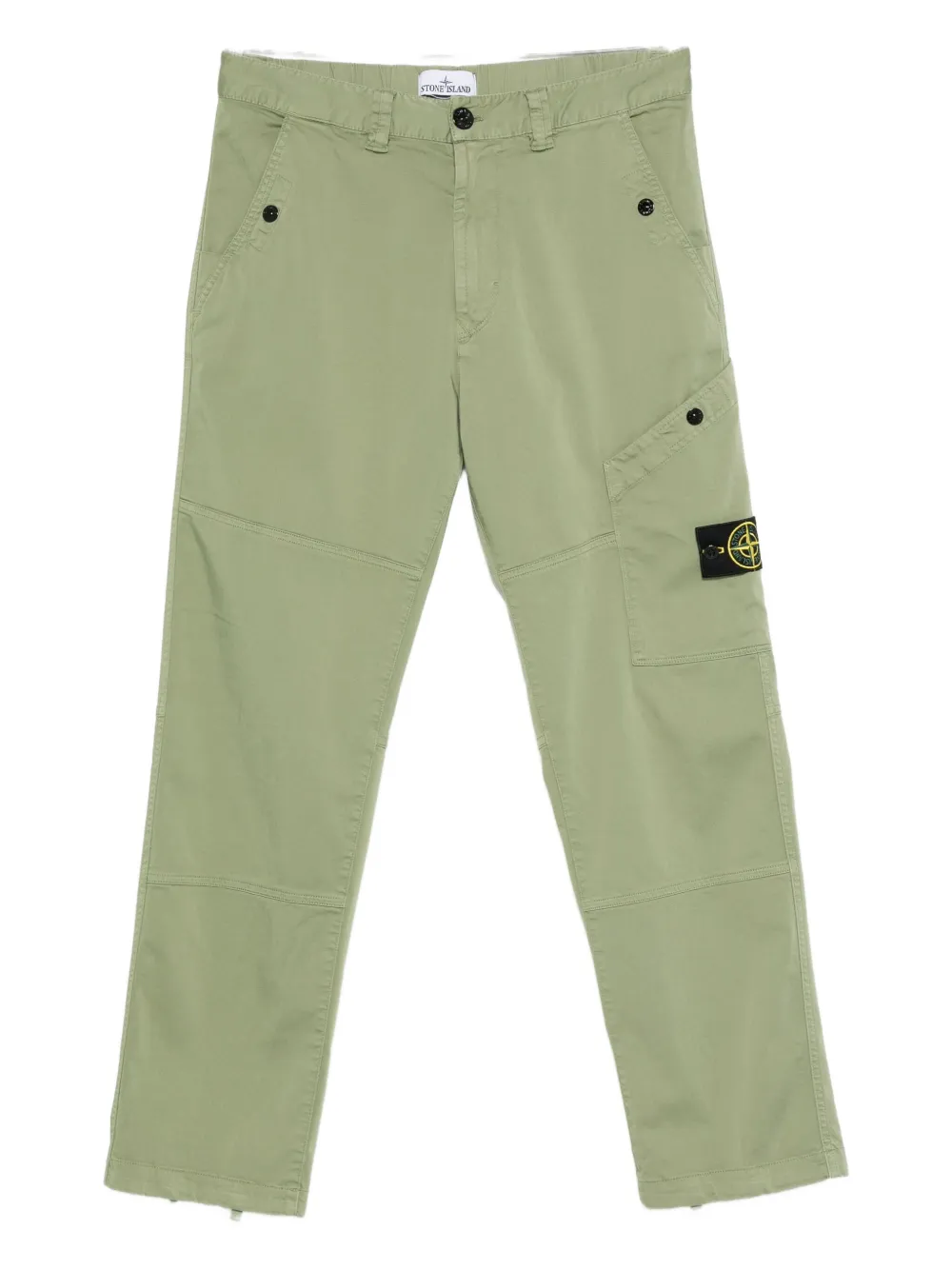 

Панельные брюки с нашивкой-логотипом Stone Island, зеленый