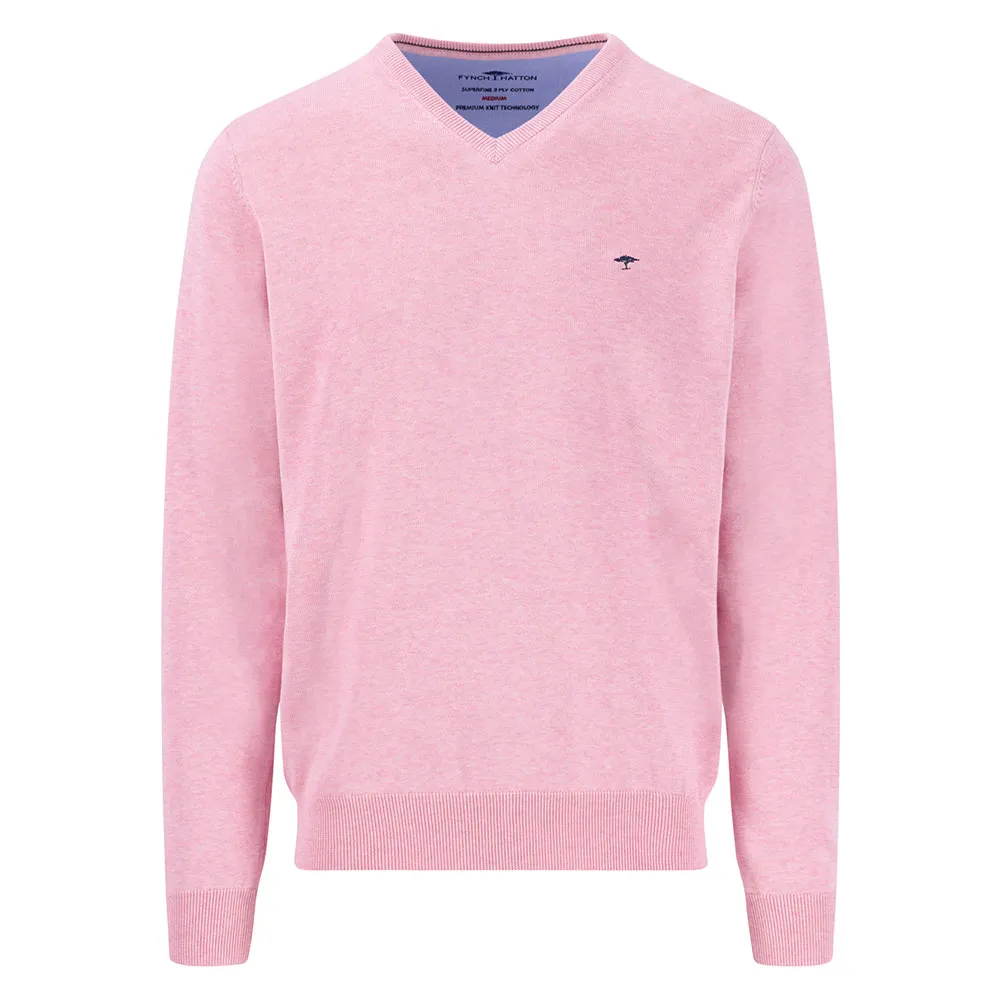 

Свитер Fynch Hatton 1513211 v neck, розовый