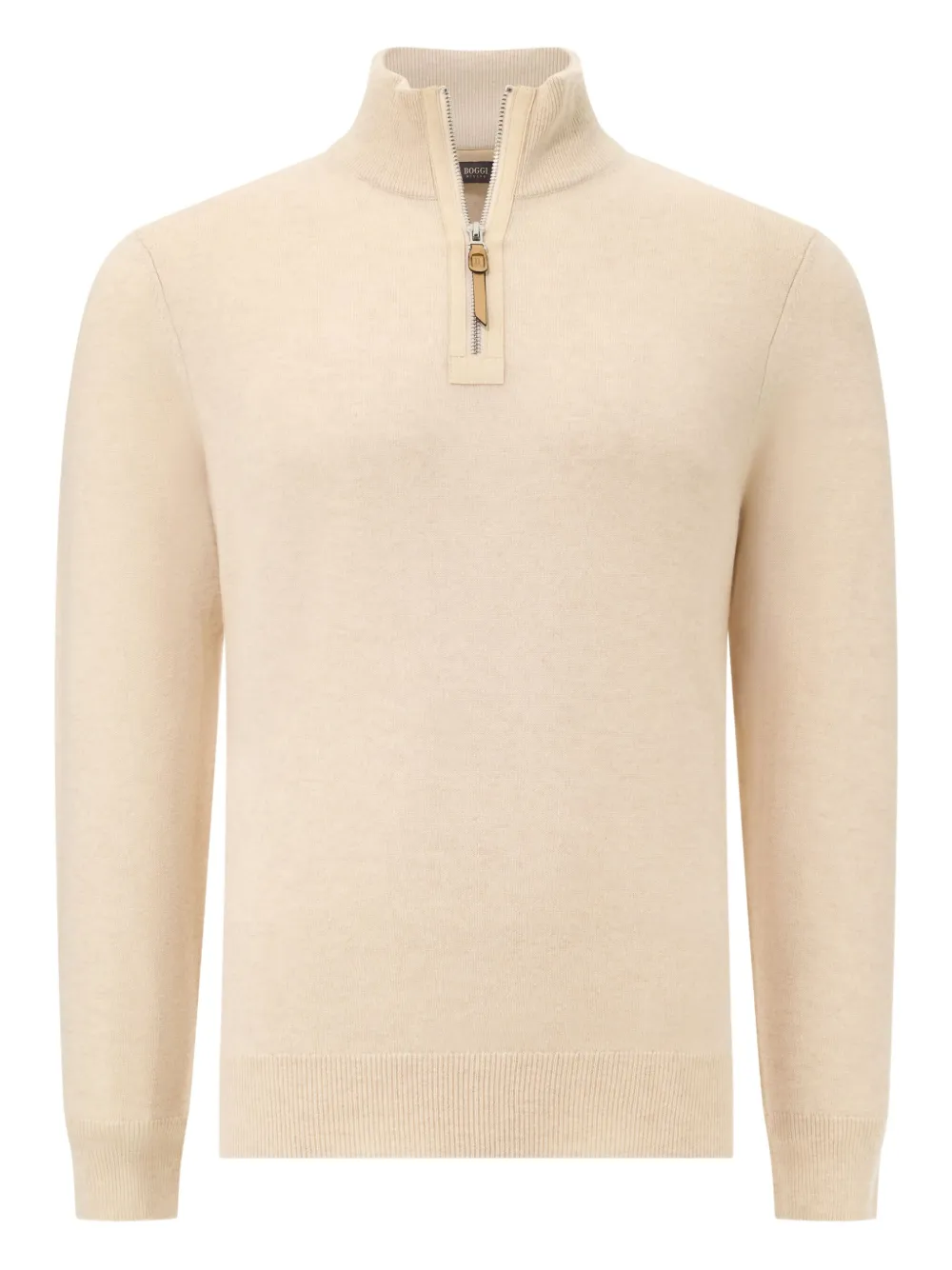 

Свитер с воротником на молнии Boggi Milano, нейтральный