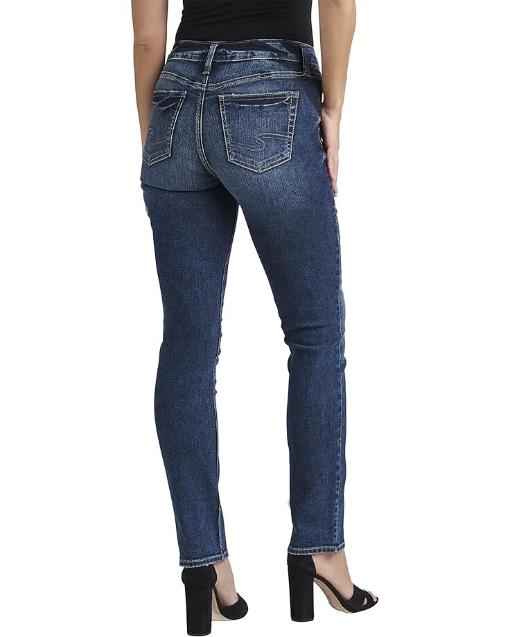 

Джинсы Silver Jeans Co. Suki Mid-Rise Straight Leg Jeans L93413EGX434, индиго