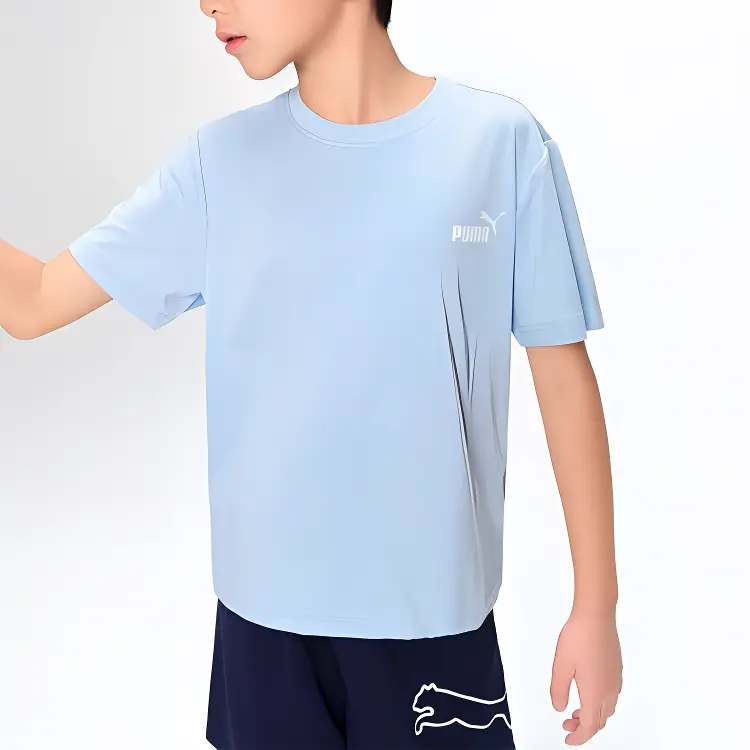 PUMA Футболка sportstyle series ice blue kids' — фото 3