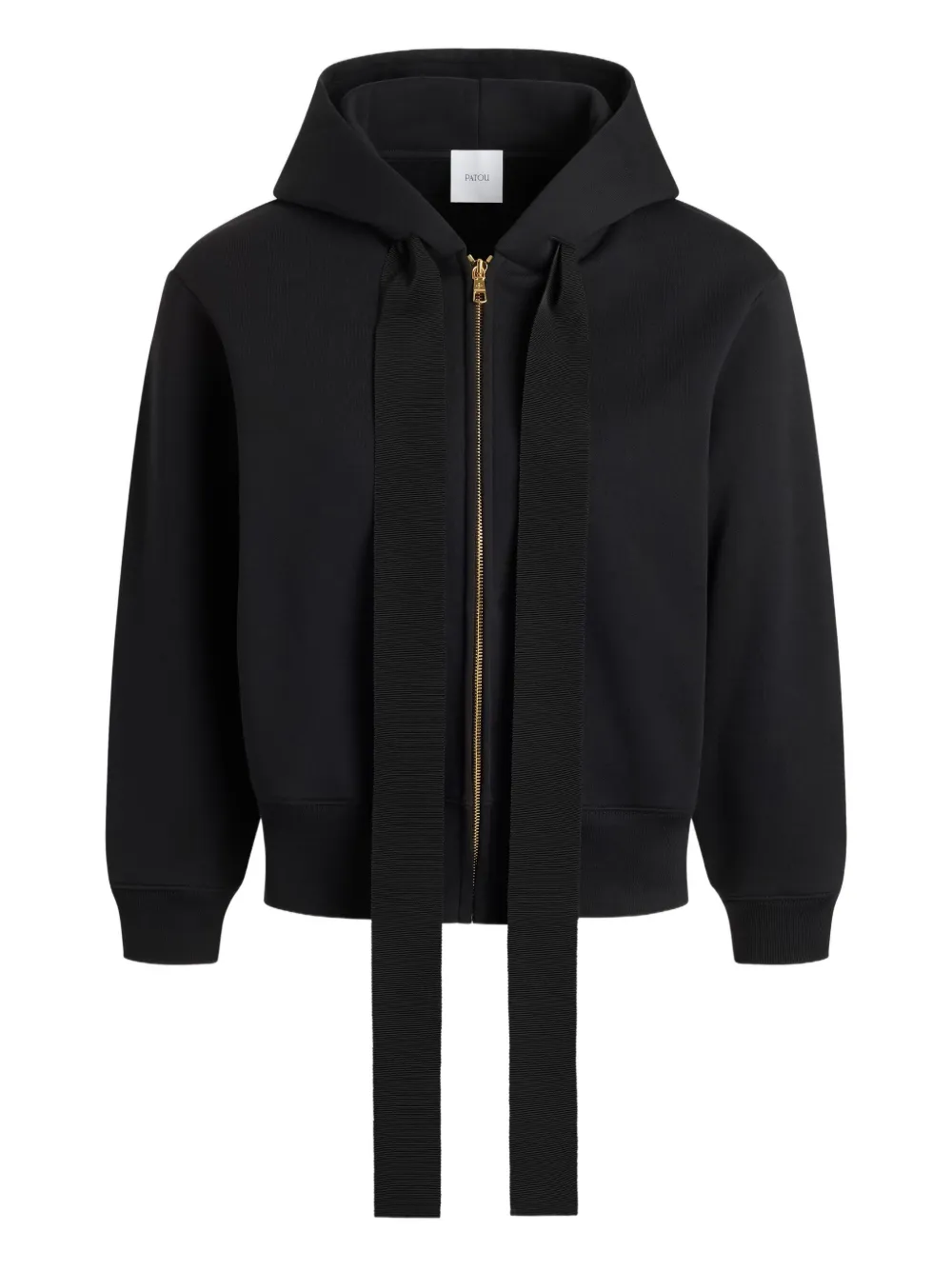 

Худи на молнии PATOU, черный