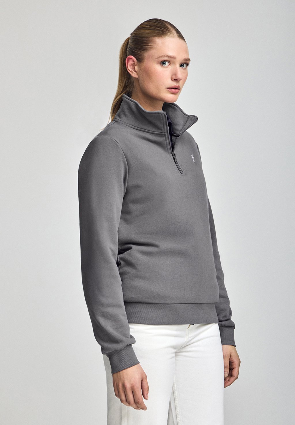 

Толстовка ZIPPER NECK RIGBY GO Polo Club, серый