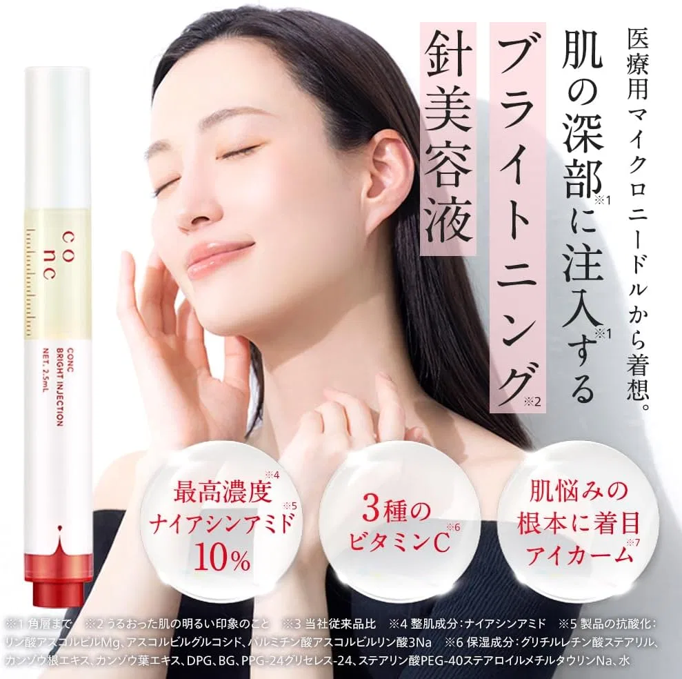 Эссенция Conc Cellament Essence — Для лица с микроиглами Bright Injection , ниацинамид и ретинол, 2.5 мл — фото 2