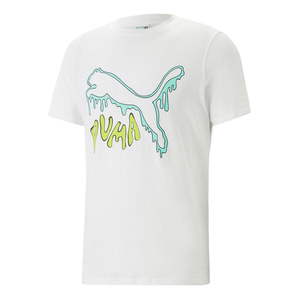 

Футболка graphic melted cat t-shirt 'white' Puma, белый
