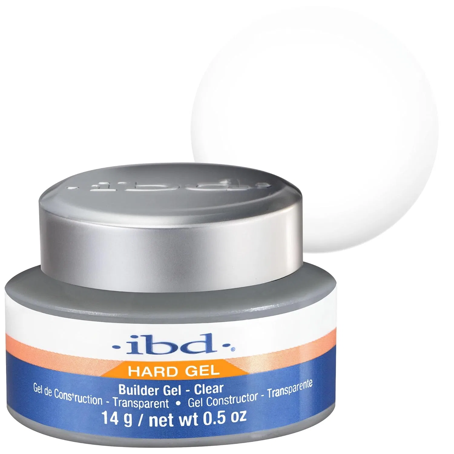 Гель для наращивания ногтей IBD Builder Nail Gel, 14 г, прозрачный Ibd, Klar