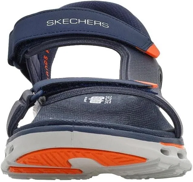 Спортивные сандалии Skechers Navy/Orange — фото 2