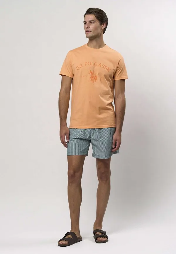 Футболка с принтом умарчибальда U.S. Polo Assn., Peach Cobbler — фото 2