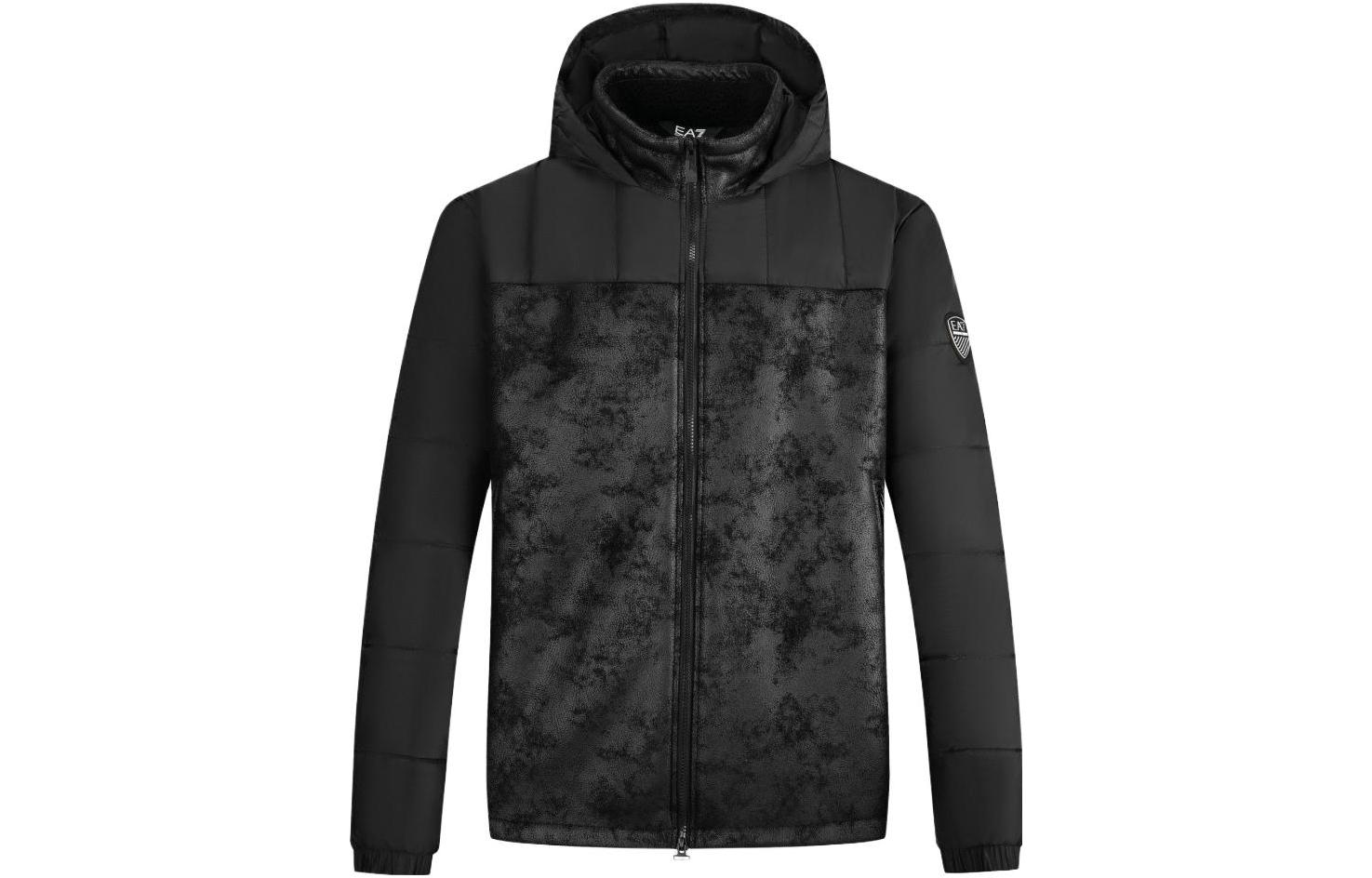 

EMPORIO ARMANI Мужская стеганая куртка EA7 FW23, черная, Черный, EMPORIO ARMANI Мужская стеганая куртка EA7 FW23, черная