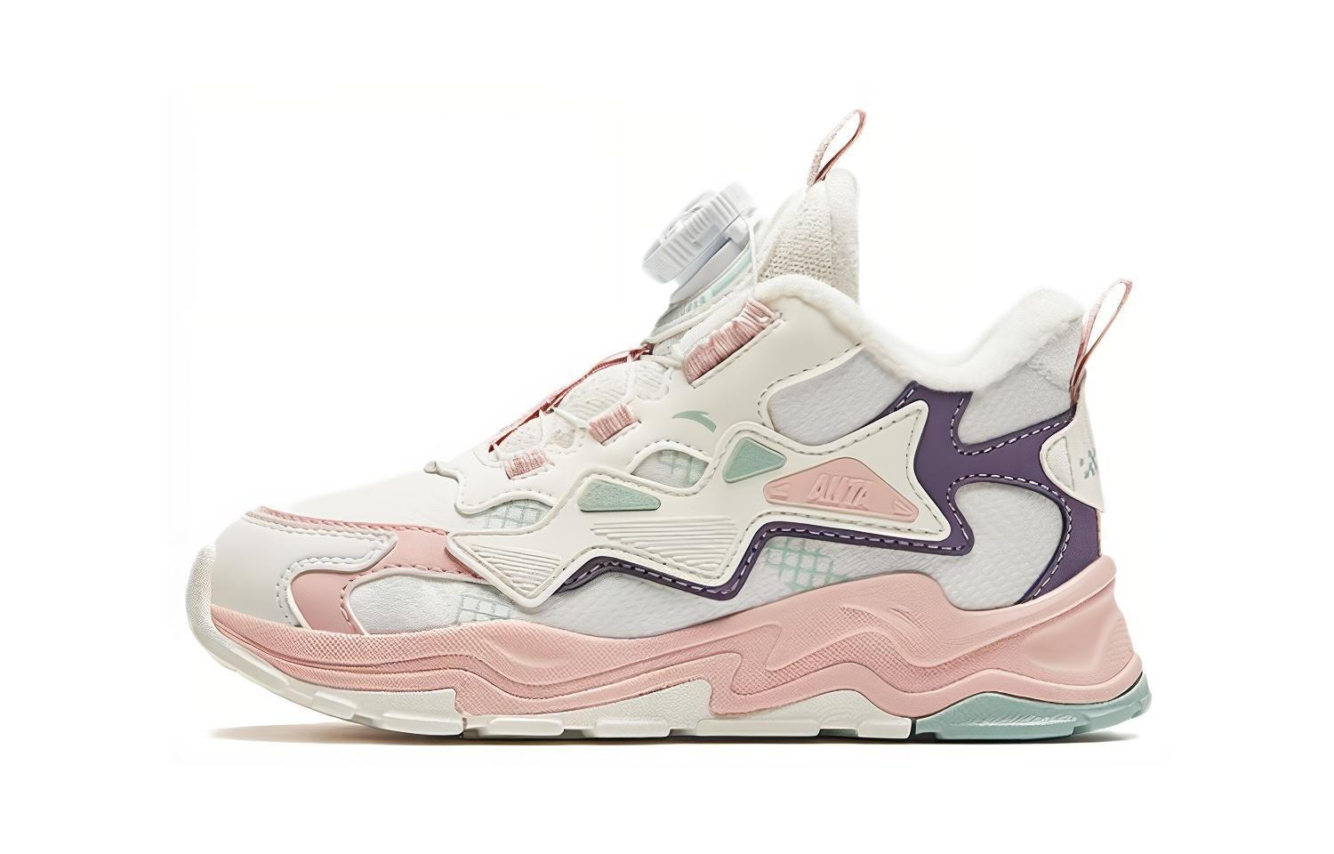 

Кроссовки Anta kids Kids Lifestyle Shoes PS Low-top Pink, цвет Halo powder