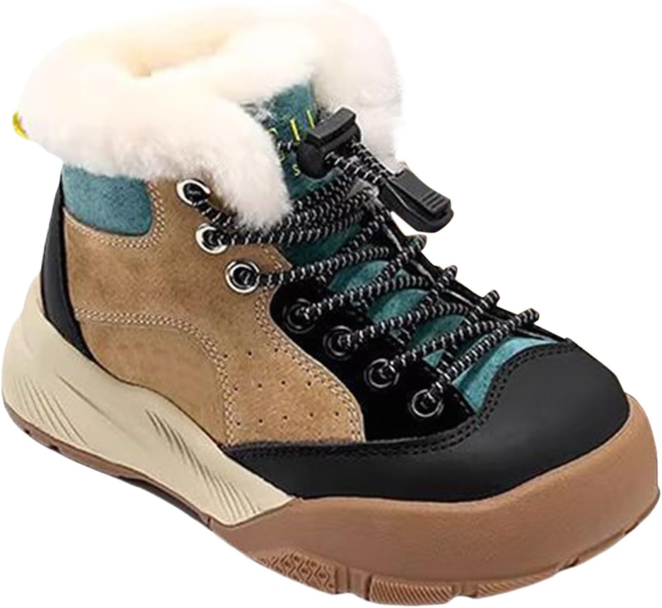 

Детские зимние уличные ботинки с искусственным мехом, плюшевые теплые ботильоны для мальчиков и девочек, возраст 12-18 месяцев Generic, Sky Blue