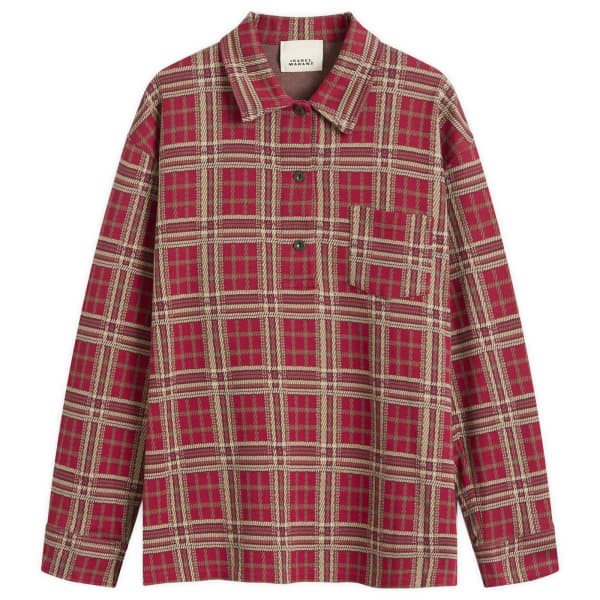 

Рубашка в клетку Bruna Isabel Marant, красный
