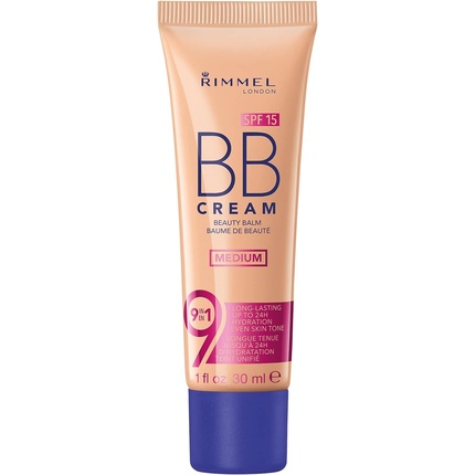 

Rimmel London BB Cream 9-в-1 Легкая формула с осветляющим эффектом и средним фактором SPF 15, 30 мл