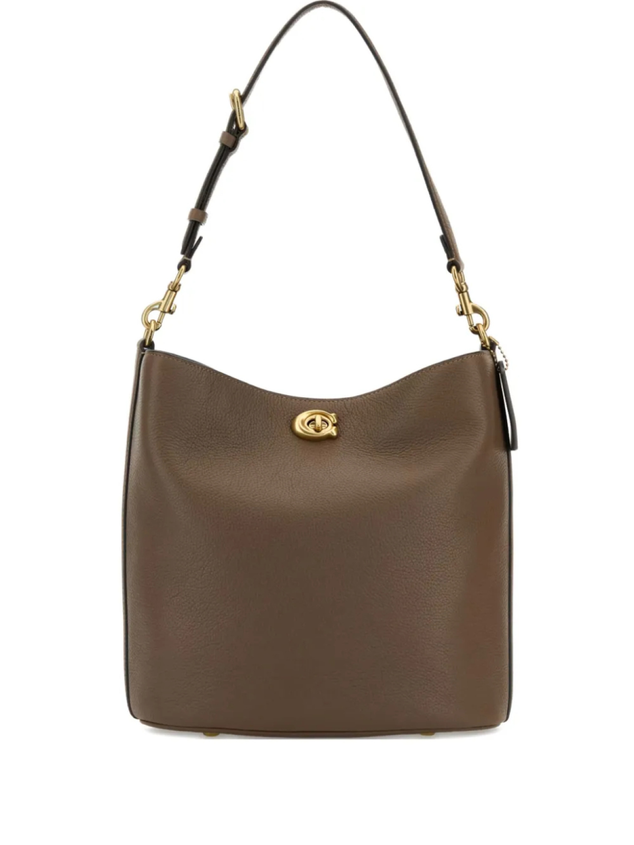 

Сумка-ведро из ивы Coach, коричневый