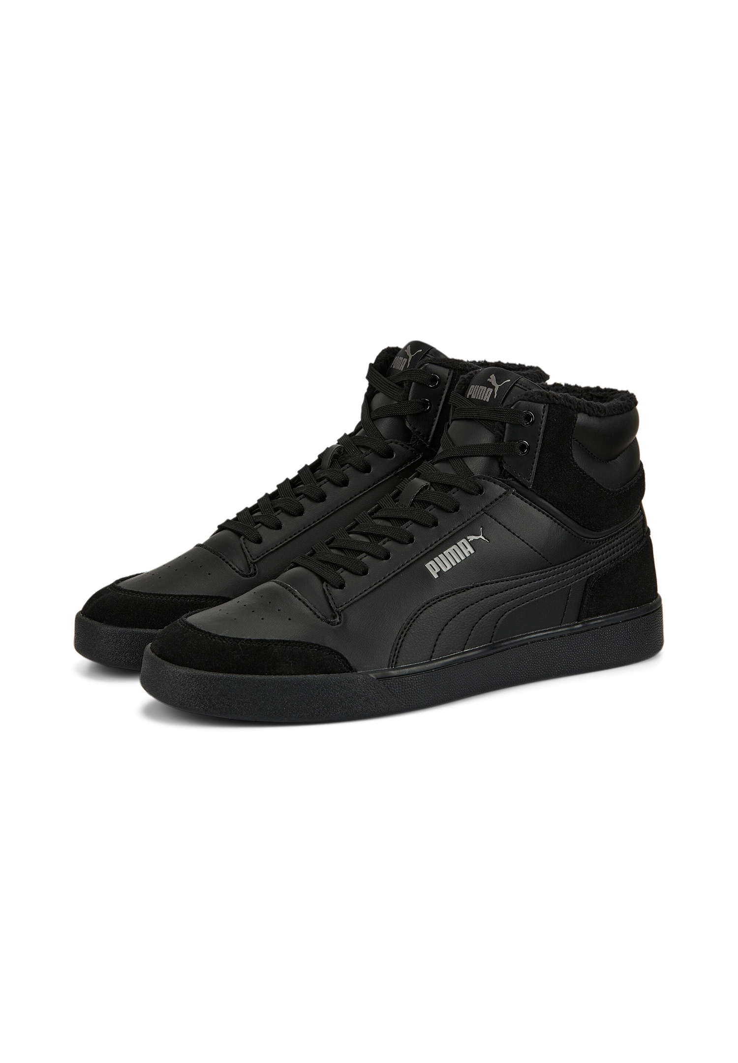 

Низкие кроссовки Puma Low Shuffle Mid Fur, черный