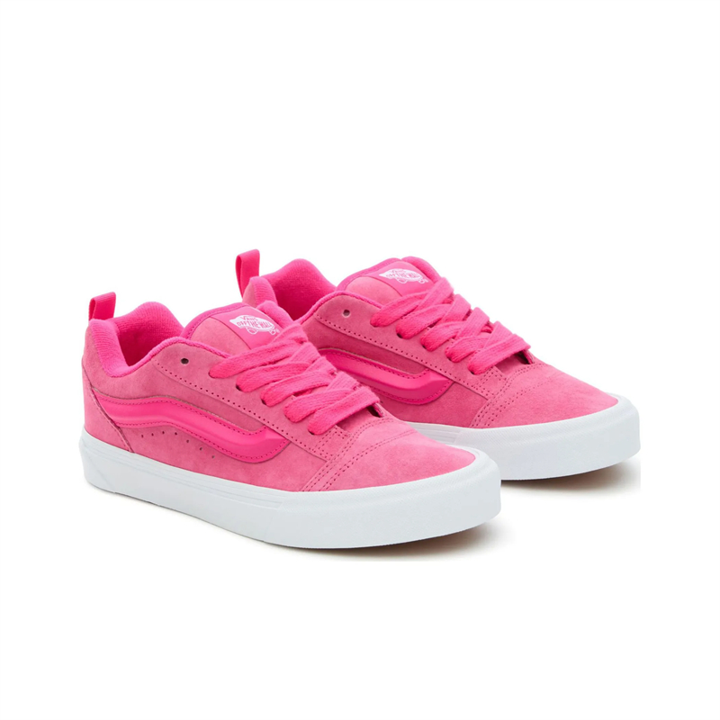 Детские низкие кроссовки Knu Skool для скейтбординга Vans, розовый — фото 3