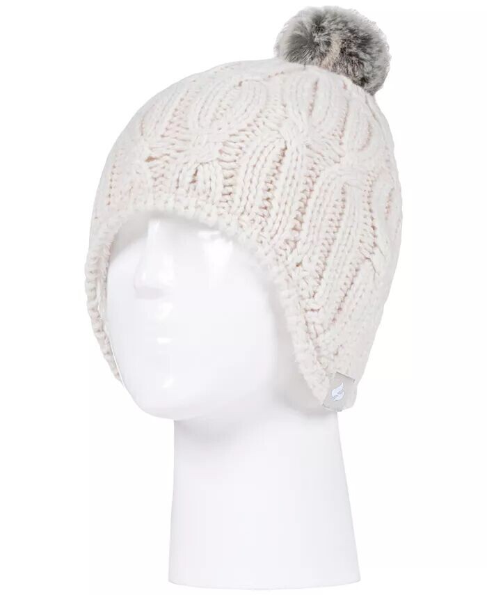 

Женская шапка с помпоном Nikki Cosy Ears Heat Holders, желтый