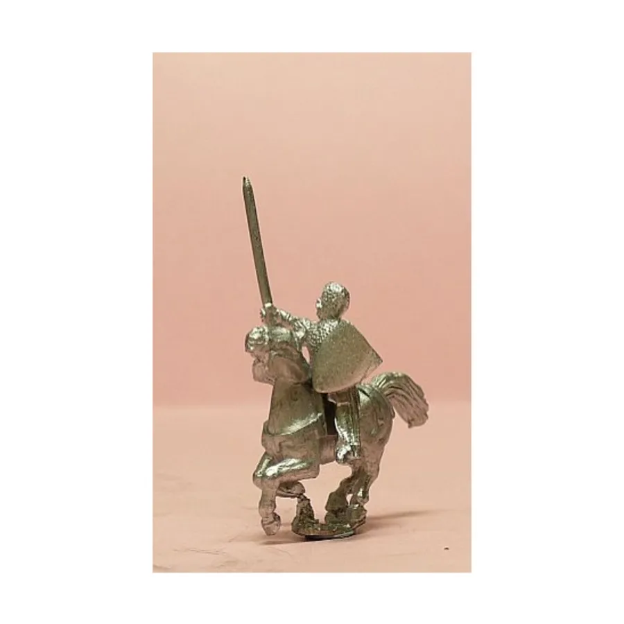 

Конные сержанты с разными шлемами, кольчугой, большим щитом, L. и UH., Medieval Miniatures - Feudal & Early Medieval - Command (15mm)