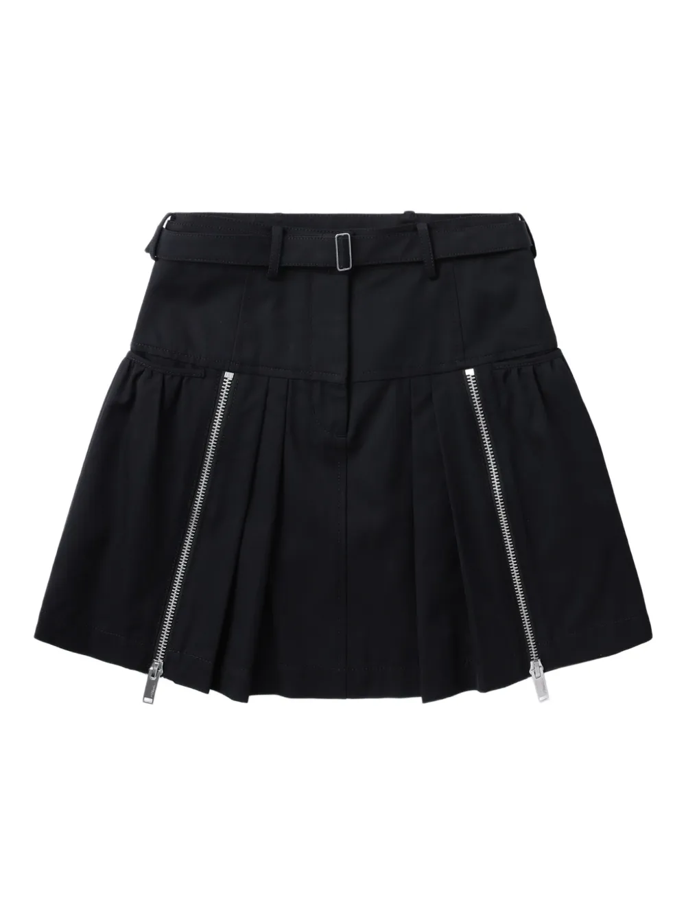 

Юбка с молниями и складками 3.1 Phillip Lim, черный