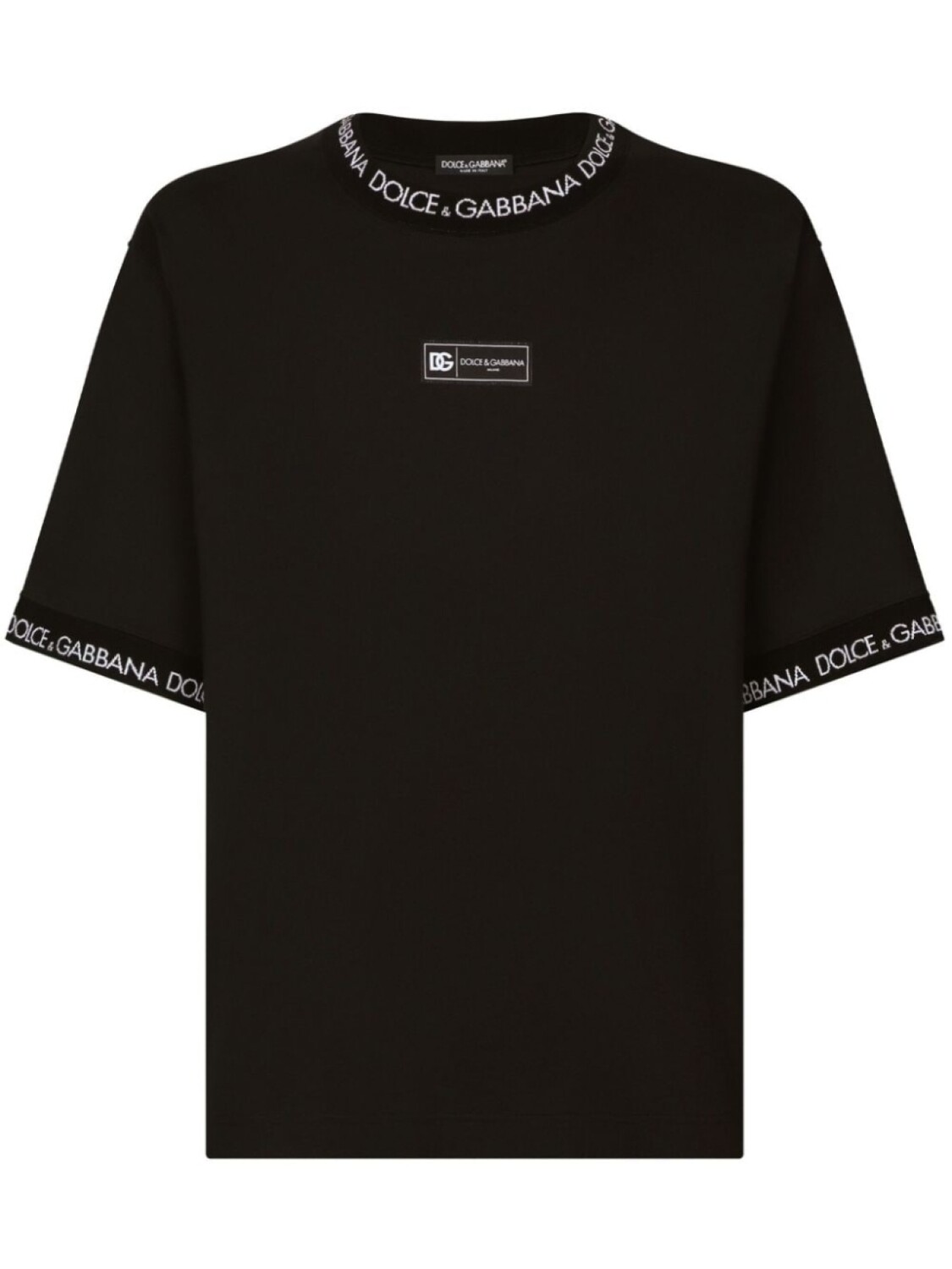

Dolce & Gabbana футболка с логотипом, черный