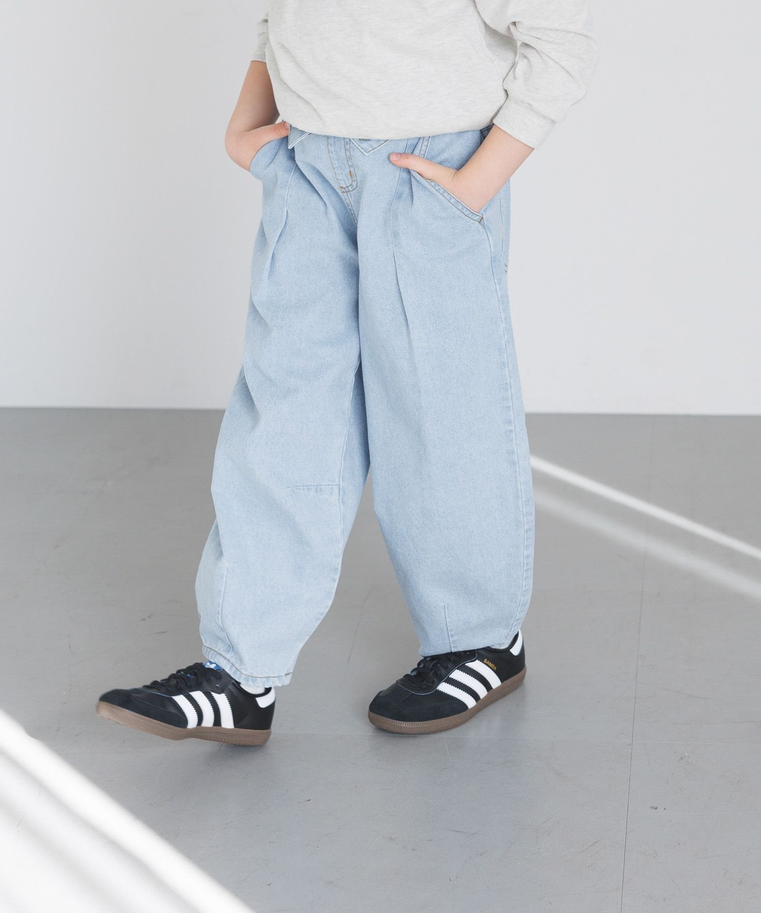 Джинсовые брюки-бочонок Детские Bayflow, Light Blue 81