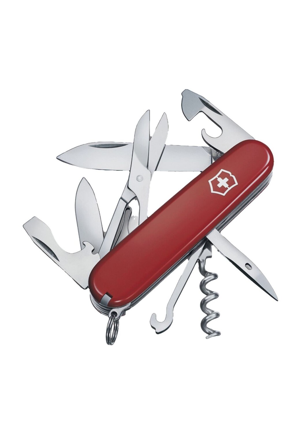 Нож карманный Альпинист, 14 функций Victorinox, красный