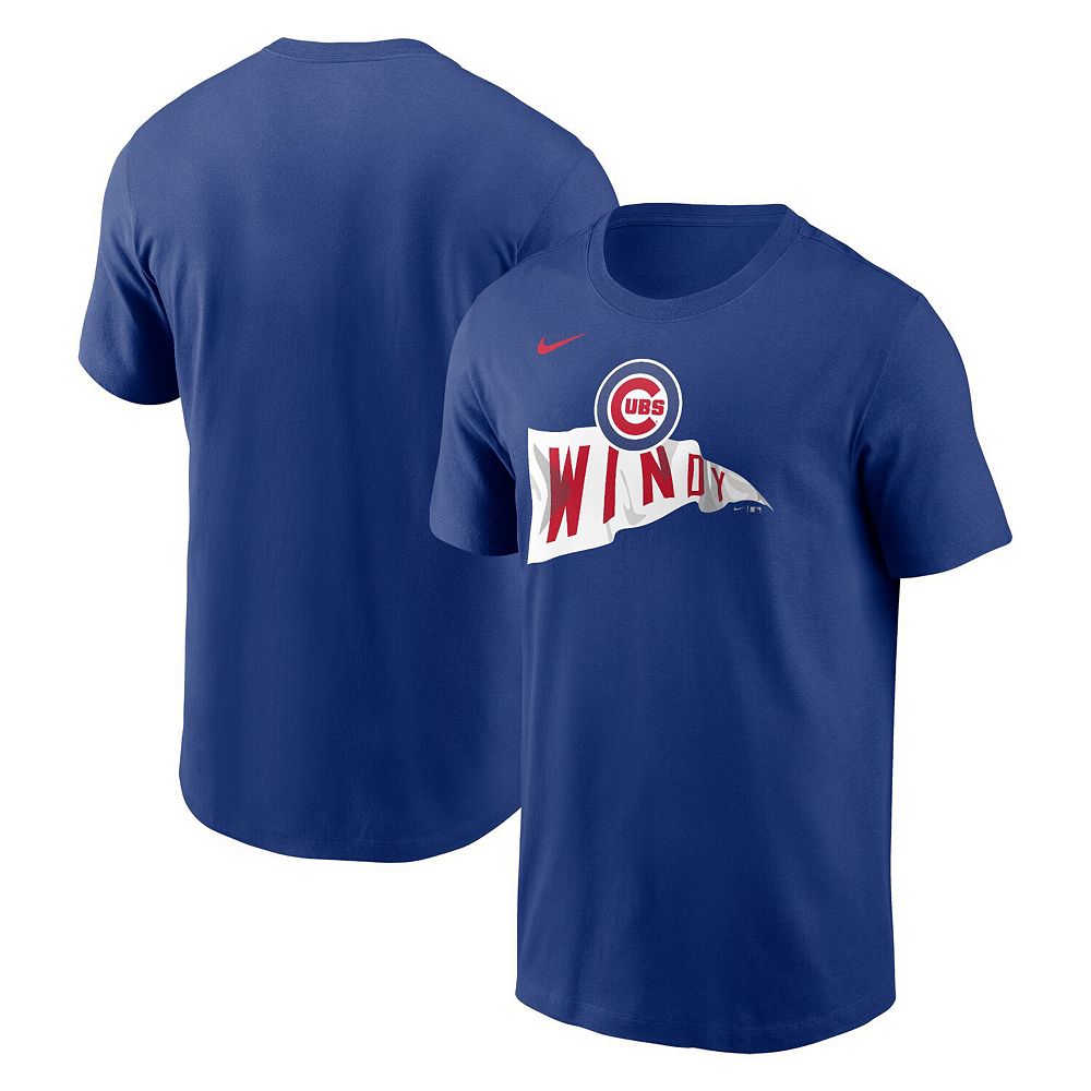 

Мужская футболка Nike Royal Chicago Cubs Local Home Town, цвет Cub Blue