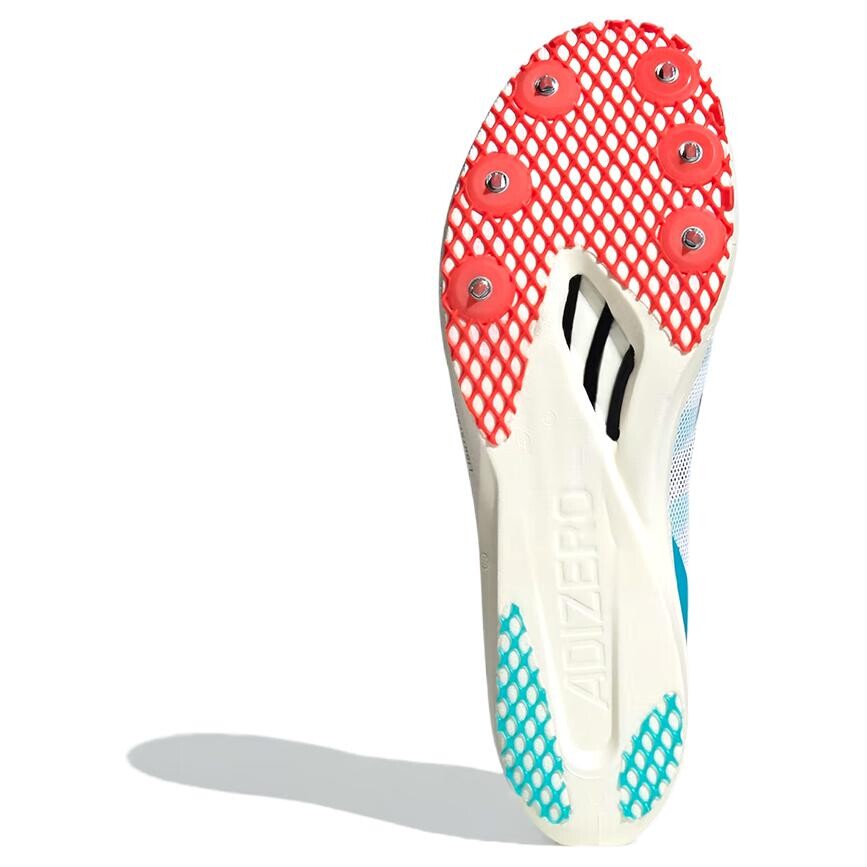 Кроссовки Adizero Avanti унисекс с высоким верхом белого/синего цвета Adidas — фото 4
