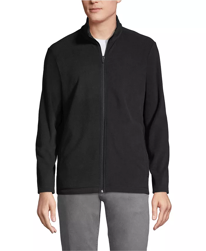 

Мужская флисовая куртка Thermacheck 100 Lands' End, черный