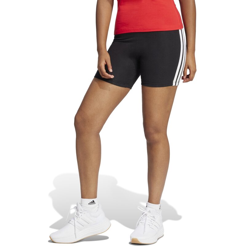 Tight Essentials 3-стрейфен-курзе с высокой талией Adidas, черный — фото 2
