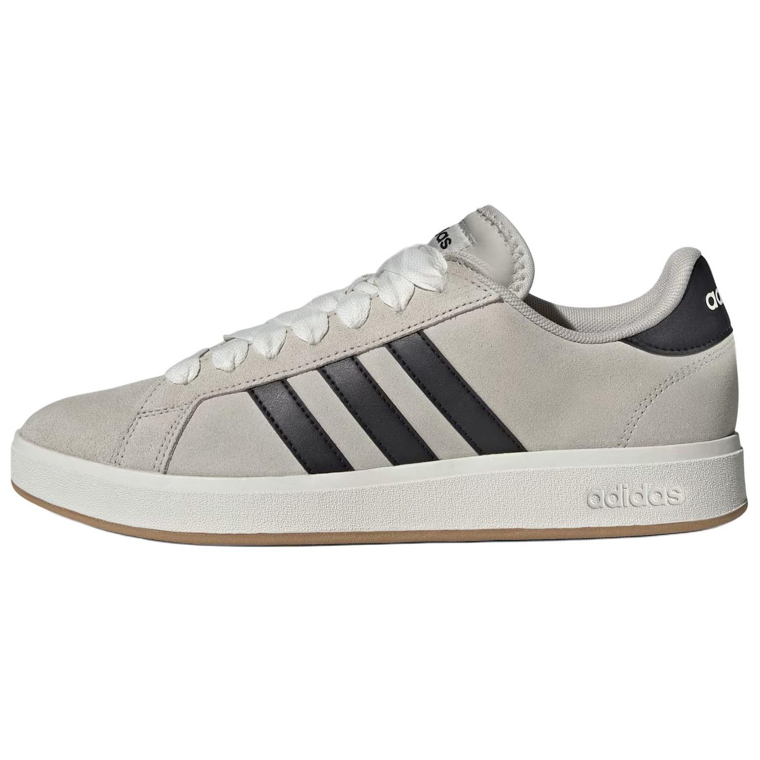 

Adidas Кроссовки для скейтбординга Grand Court Base 00s, износостойкие, низкие, мужские, серо-коричневые