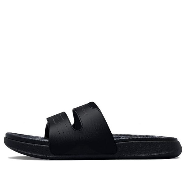Тапочки ansa studio slide 'black jet grey' Under Armour, черный
