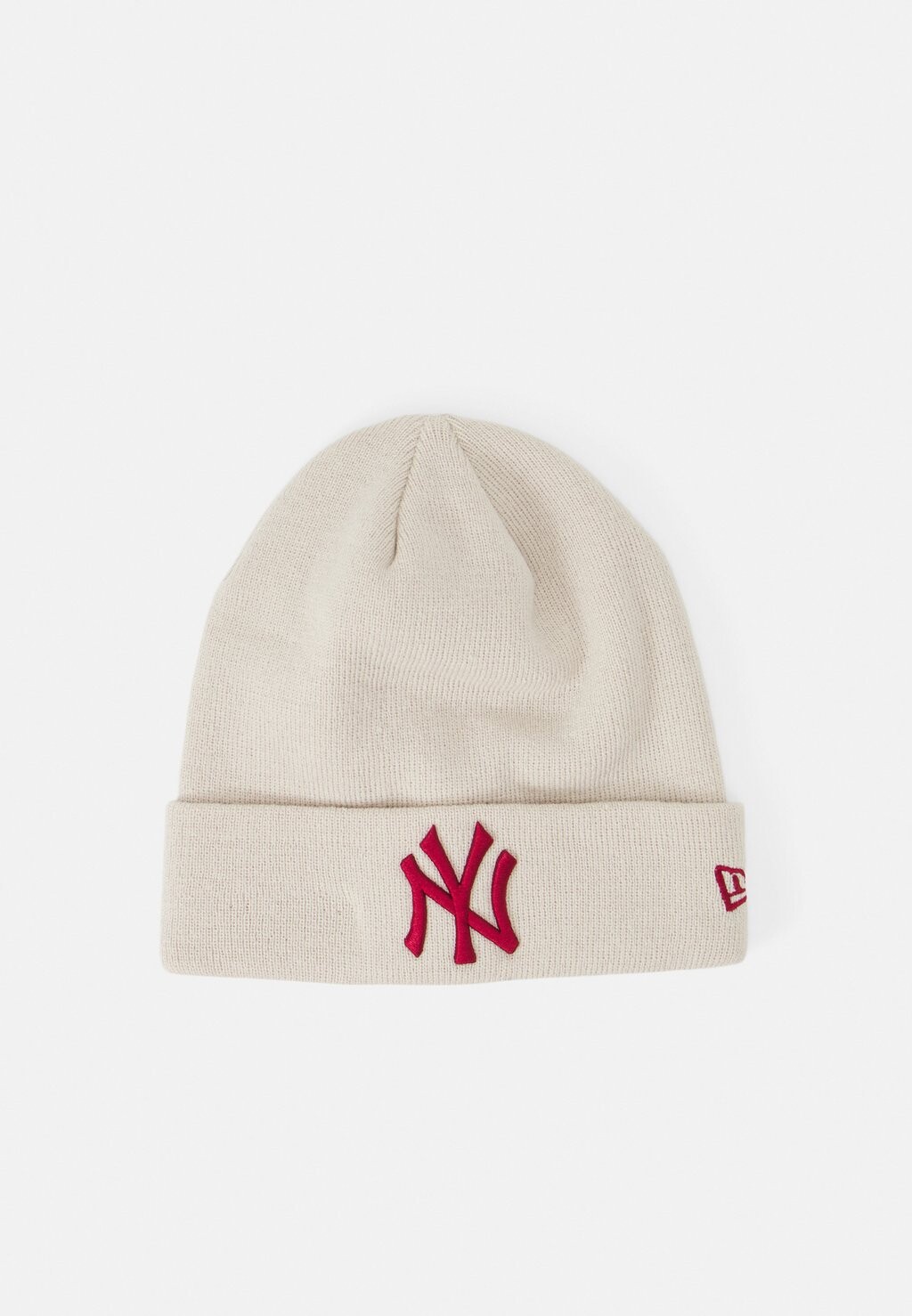 

Шапка LEAGUE CUFF BEANIE UNISEX New Era, цвет offwhite
