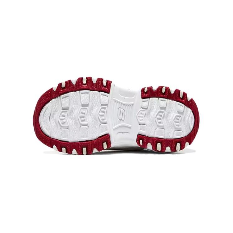 Обувь для малышей, кроссовки Skechers Kids, бежевый/красный — фото 4
