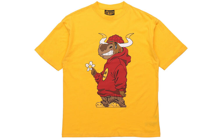 

Футболка Smiley Collection унисекс желтая Drew House, желтый