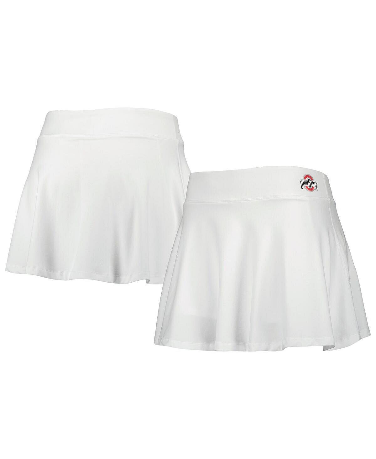 

Женская белая струящаяся юбка Ohio State Buckeyes ZooZatz, белый