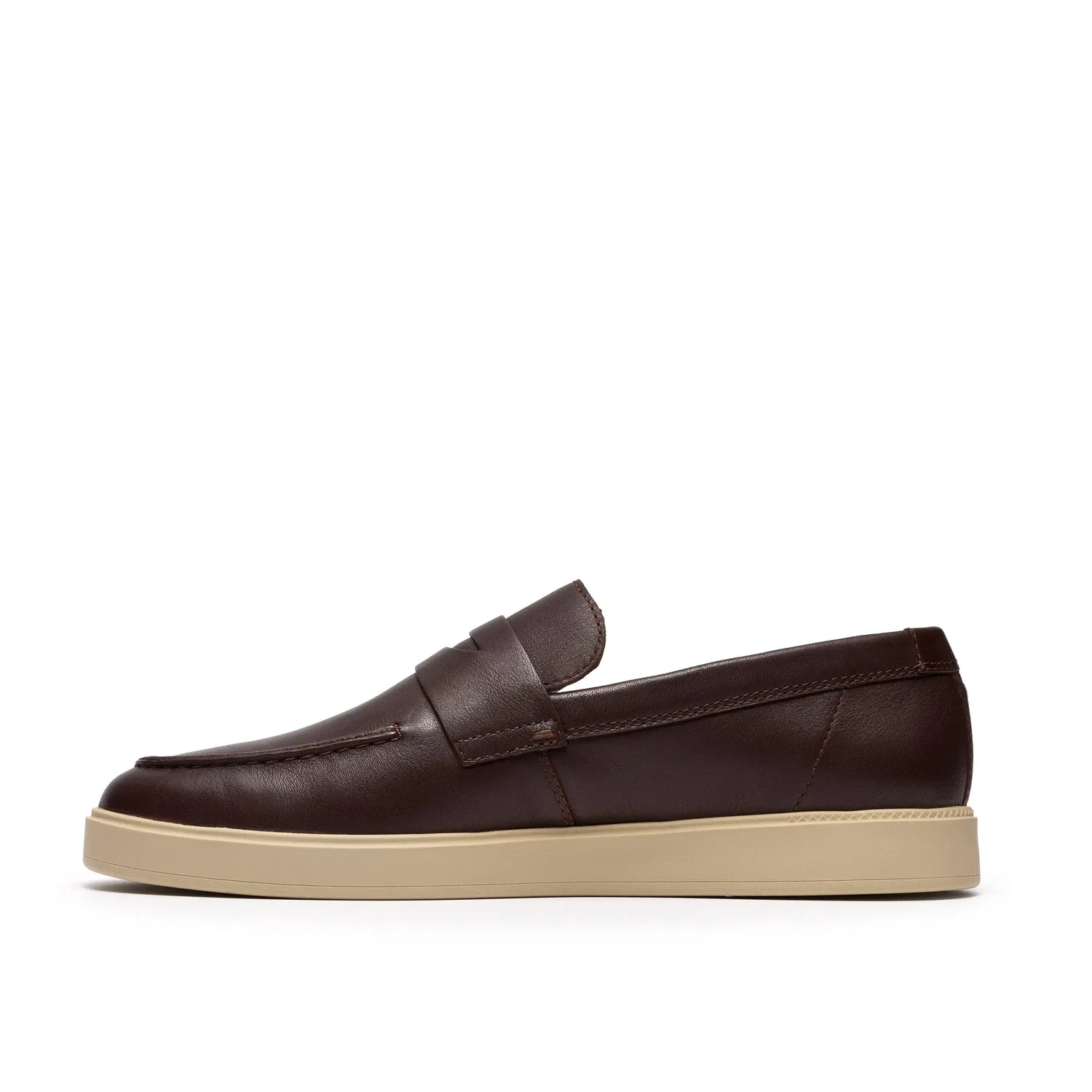 Кожаные лоферы Clarks Lockford Easy, коричневый — фото 2