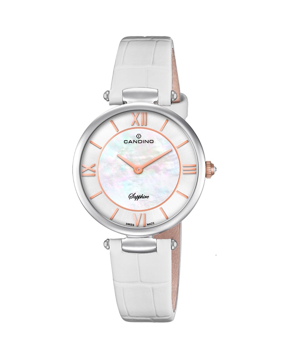 

C4669/1 Lady Elegance женские кожаные часы белого цвета Candino, белый