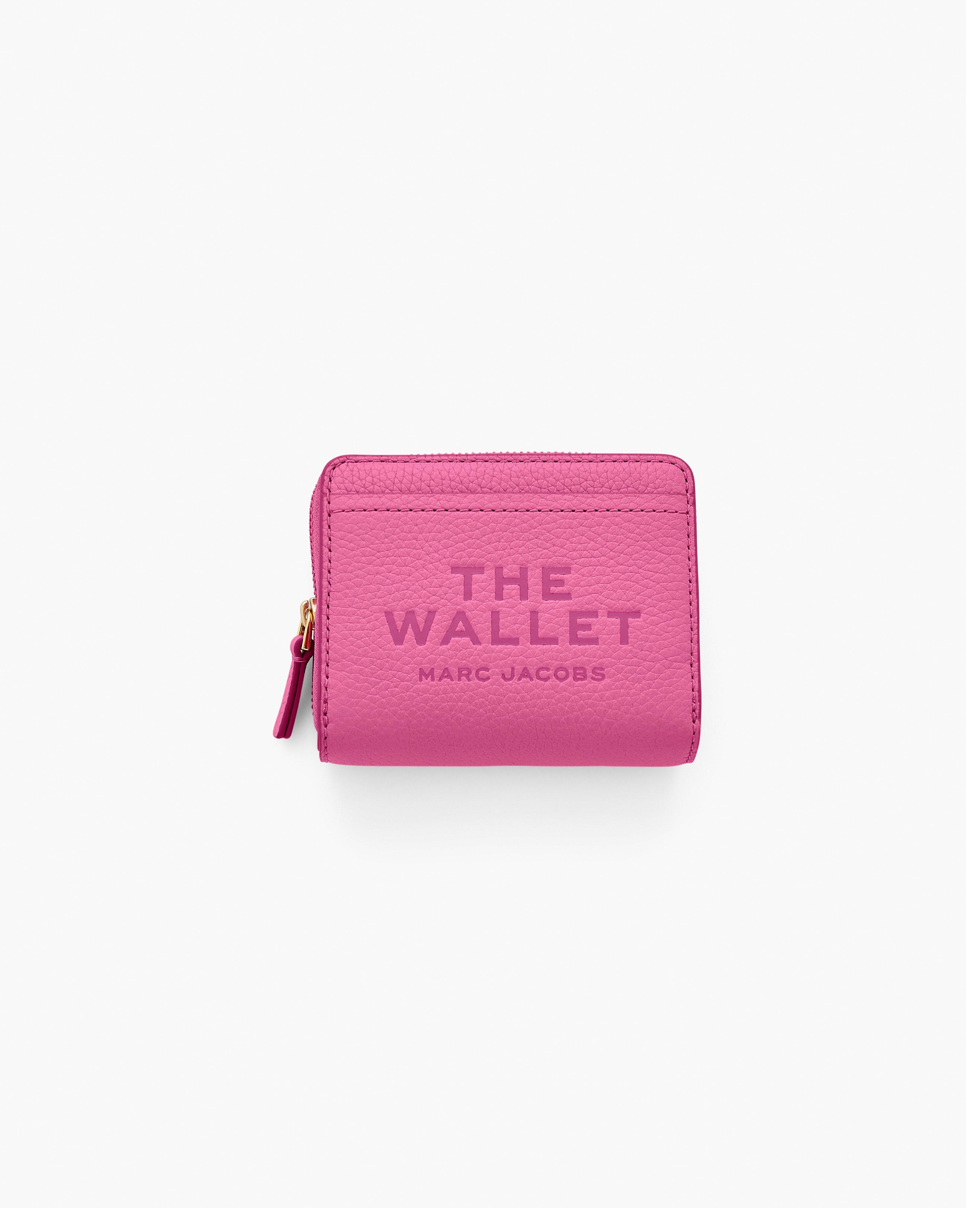 

Кожаный мини-компактный кошелек Marc Jacobs, цвет Bow Pink