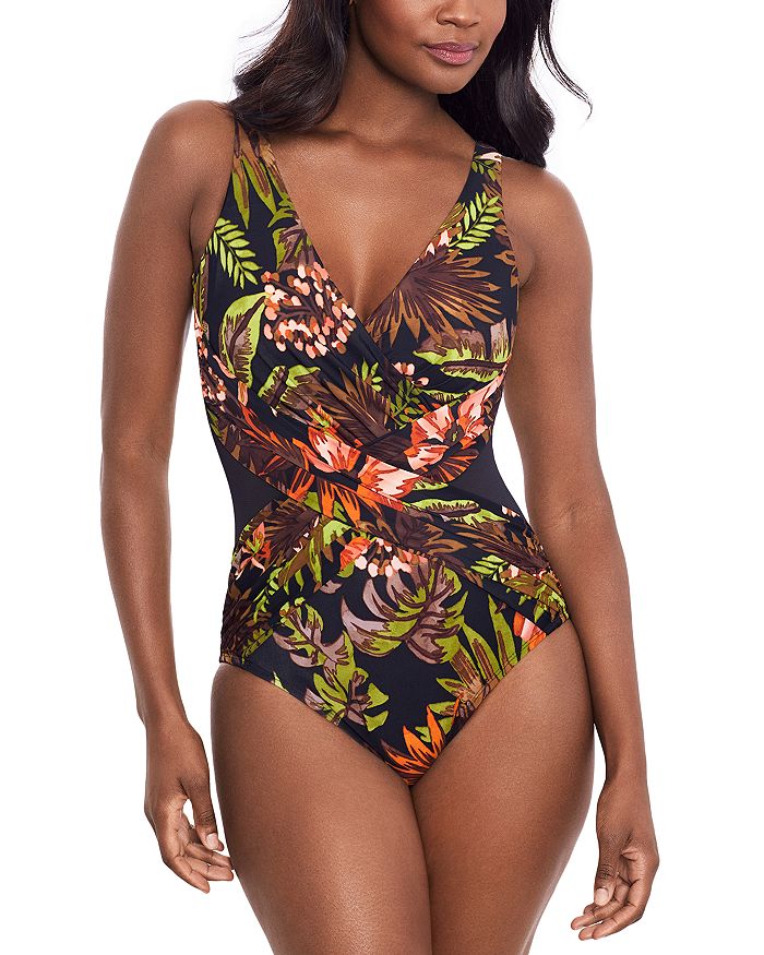 

Слитный купальник Botanico Crossover Miraclesuit, мультиколор