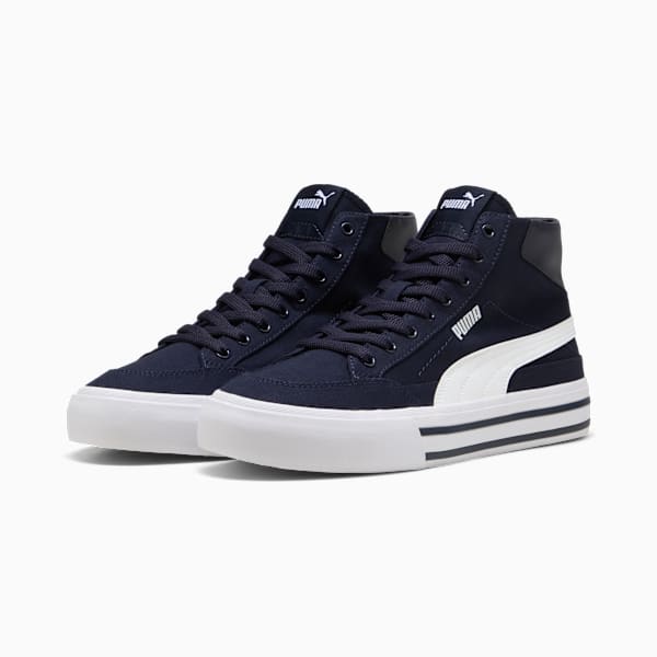 Мужские кроссовки средней высоты Court Classic Vulcanized Formstrip Puma, синий — фото 2