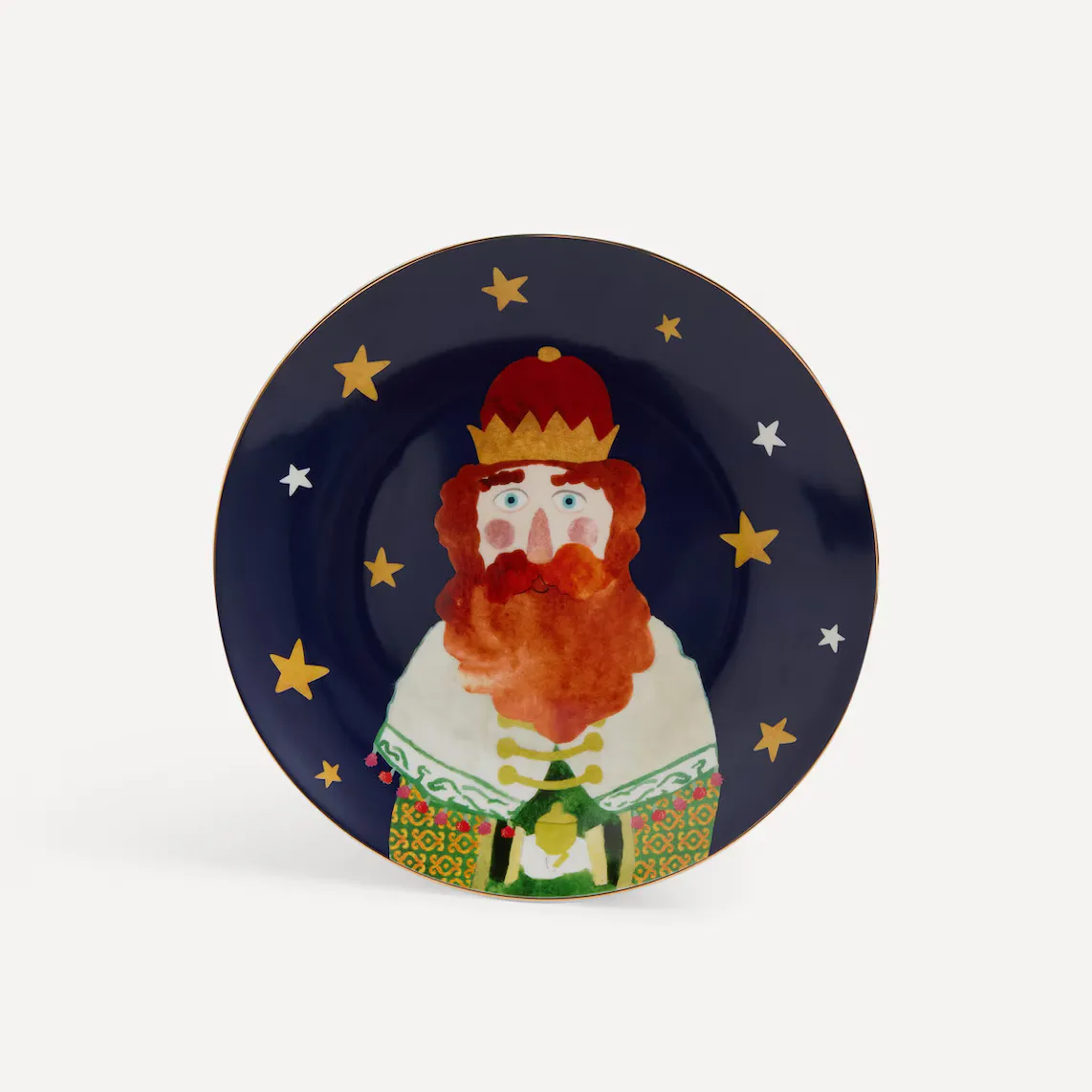 

Рождественская десертная тарелка King Gaspar El Corte Inglés, синий