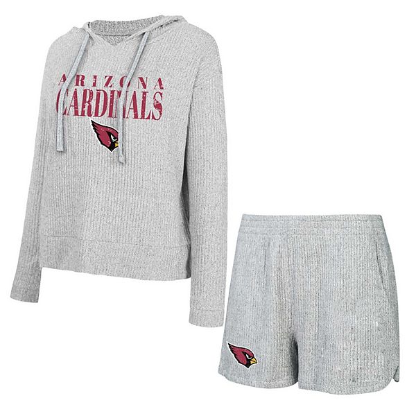 

Женский худи с длинным рукавом и шорты concepts sport gray arizona cardinals juniper Unbranded